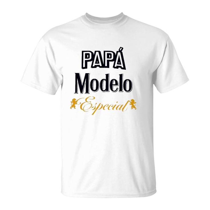 Papá Modelo Especial Mexican Beer Father's Day T-Shirt