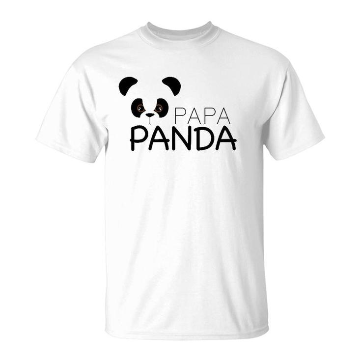 Papa Panda Panda Lover Proud Daddy Gift T-Shirt
