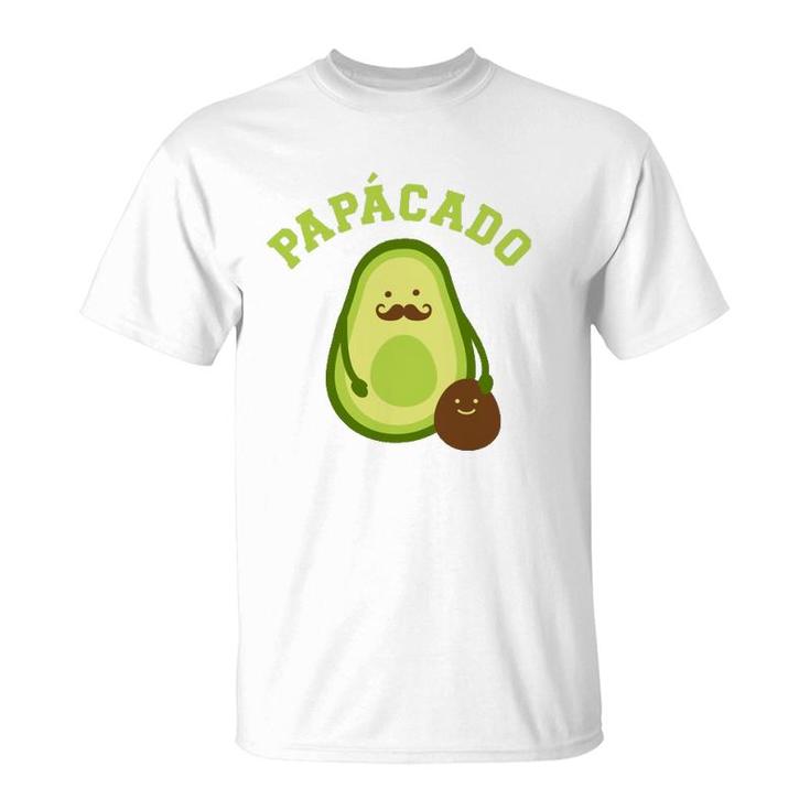 Papá Papácado Avocado Dad Gift T-Shirt
