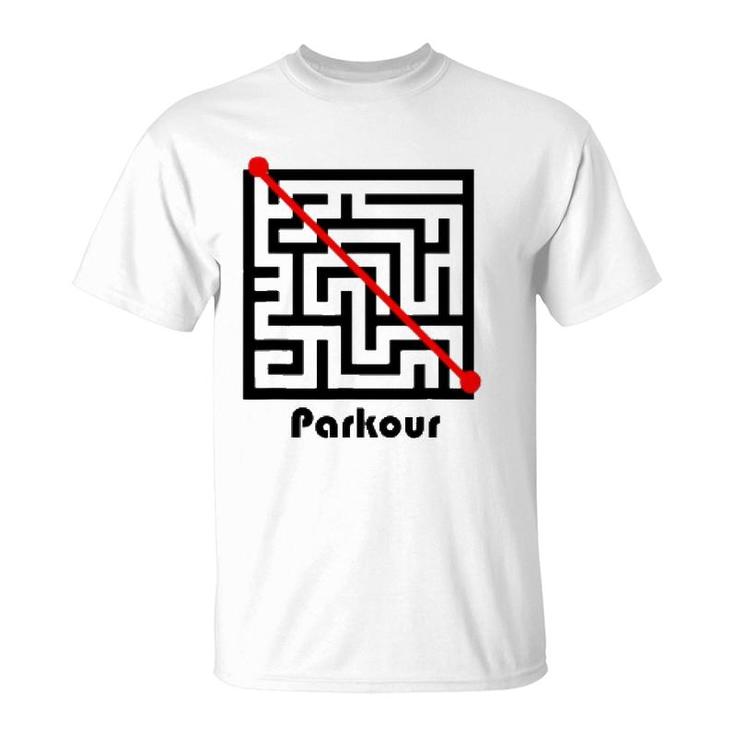 Parkour Maze Funny Freerunning Freerunner Tee T-Shirt