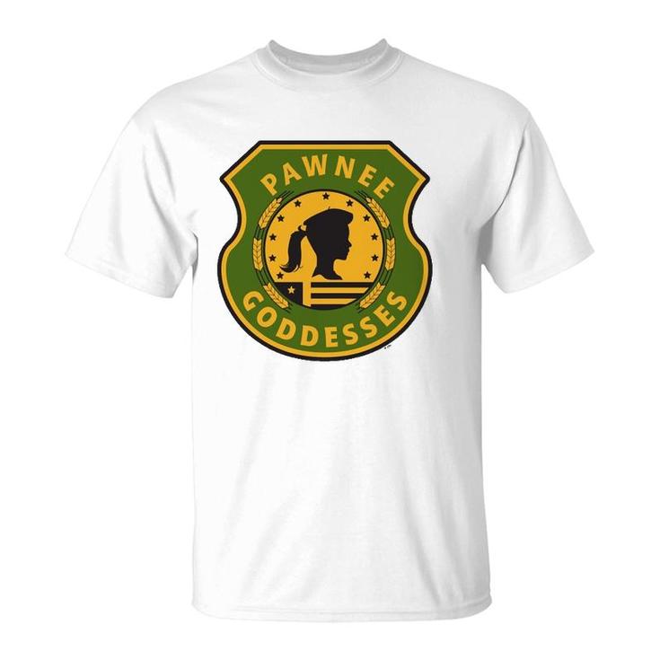 Parks & Recreation Pawnee Goddesses Sitcom T-Shirt