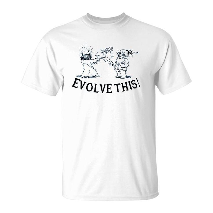 Paul Evolve This Jesus Vs Darwin T-Shirt