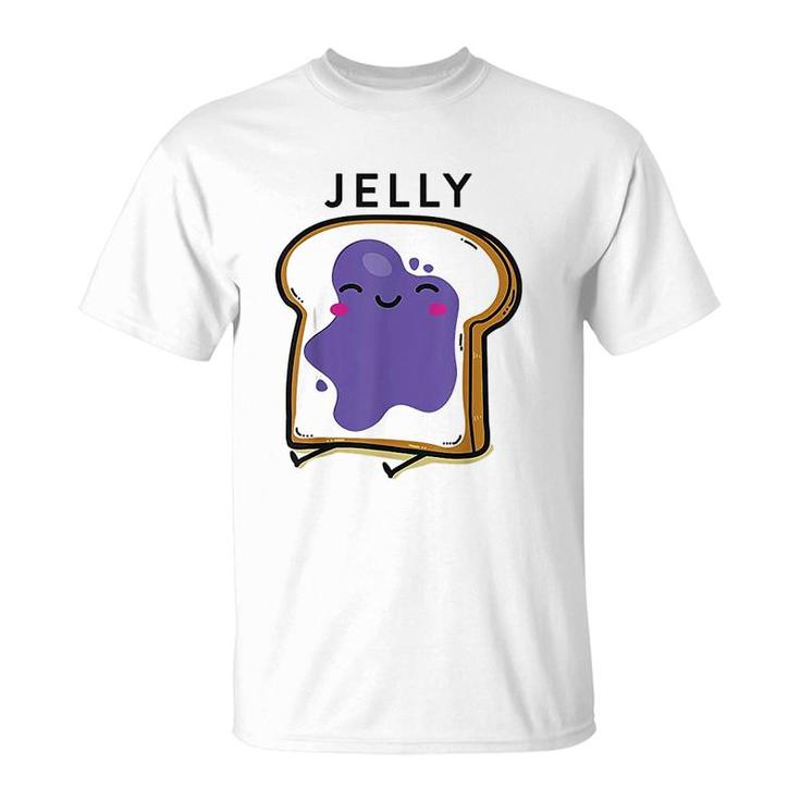 Peanut Butter And Jelly Matching Couple T-Shirt