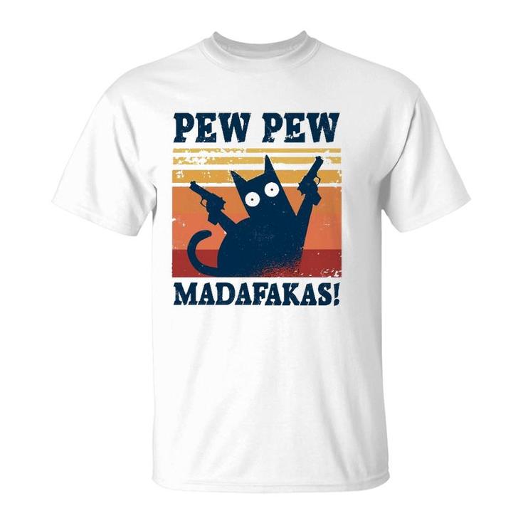 Pew Madafakas  Cats Tops Summer Dresses Pyjamas Pew Cat T-Shirt
