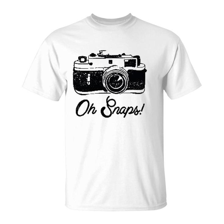 Photography Camera Themed T-Shirt