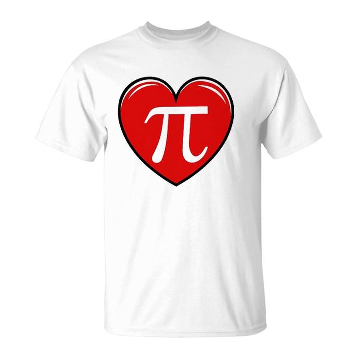 Pi Day 3 14 Heart Pocket Funny Math Teacher T-Shirt