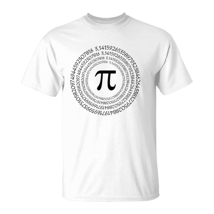 Pi Day  Funny Pi T Gift For Math Lover Students T-Shirt