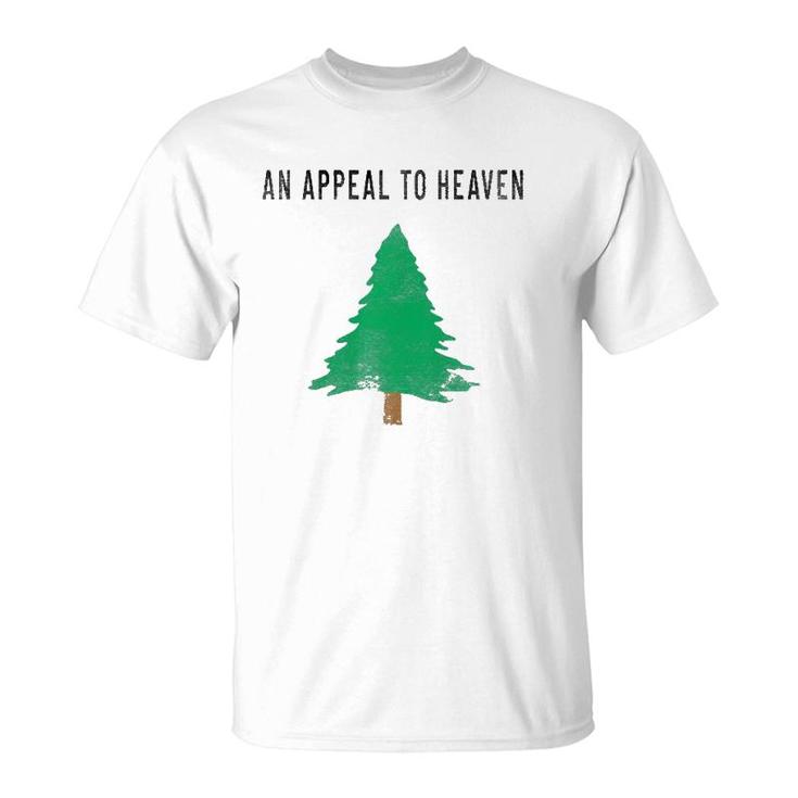 Pine Tree Flag An Appeal To Heaven Big Style American Usa  T-Shirt