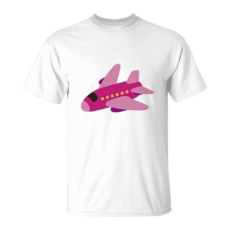 Pink Airplane T-Shirt