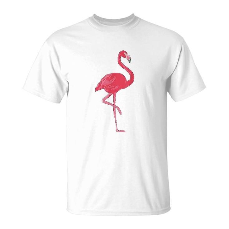 Pink Flamingo Design T-Shirt