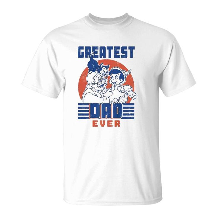 Pinocchio And Geppetto Greatest Dad Ever No Lie  T-Shirt