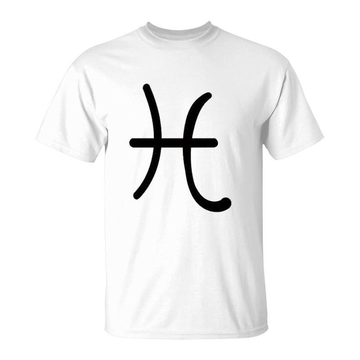 Pisces Zodiac Astrology Symbol Horoscope T-Shirt