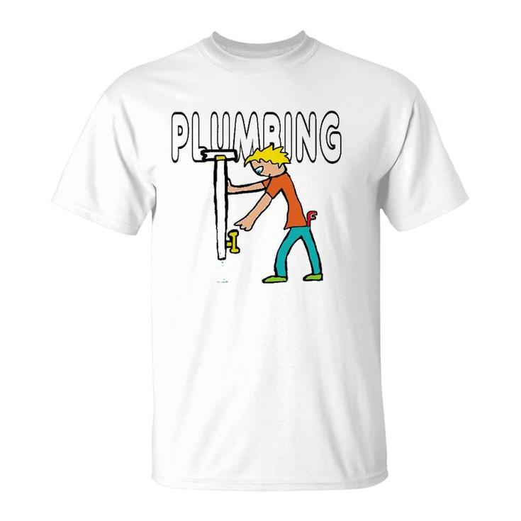 Plumber Plumbing Plumber Worker  T-Shirt
