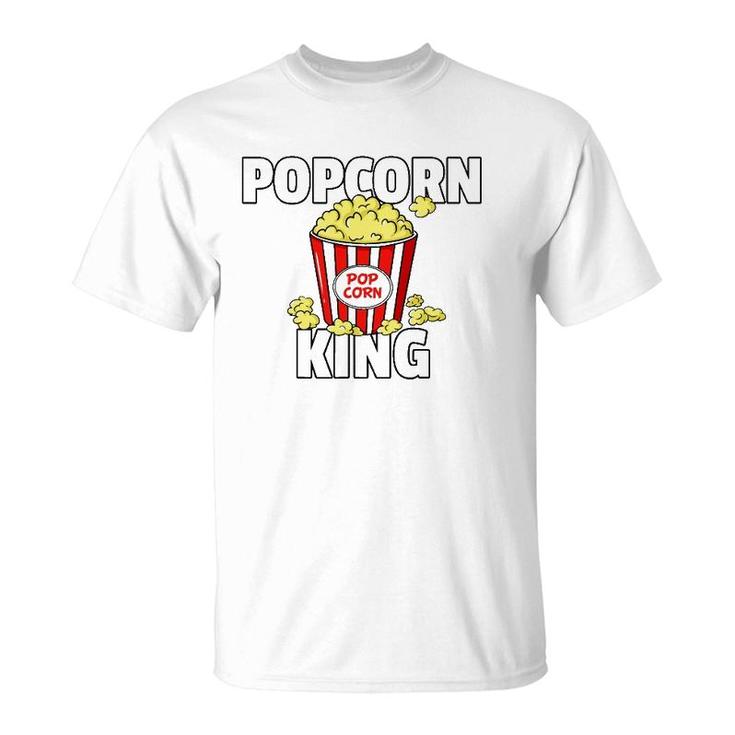 Popcorn King Gift Cinema Movie Snack T-Shirt