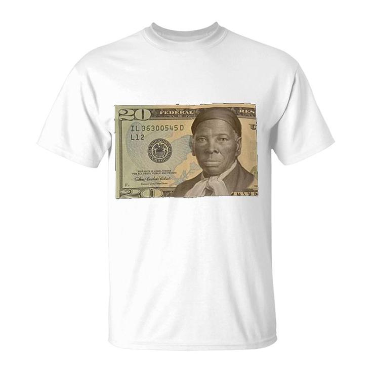 Popular Juneteenth Harriet Tubman 20 Dollar Bill T-Shirt