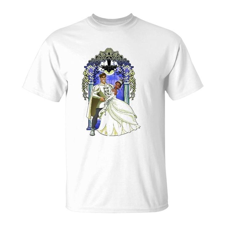 Princess And The Frog Tiana Naveen Arch T-Shirt