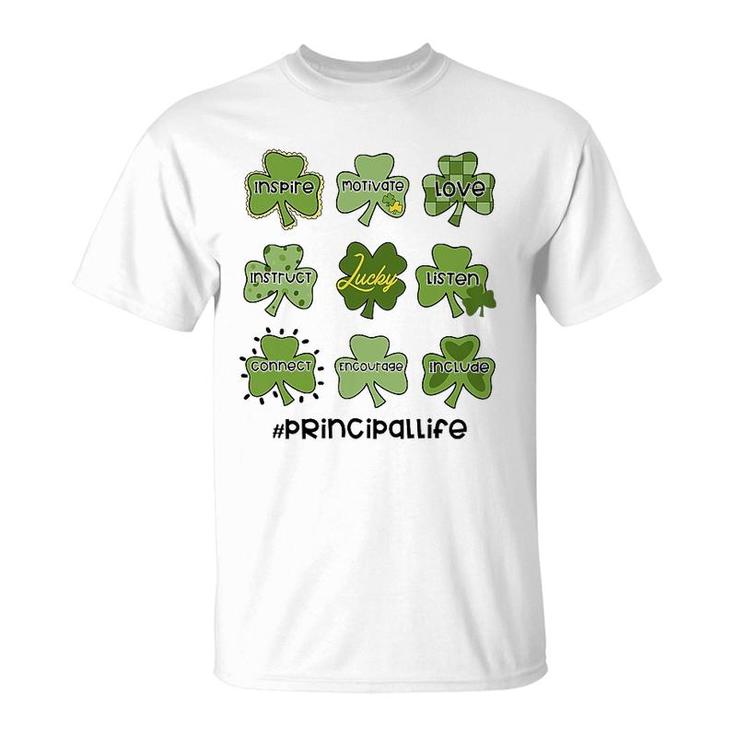 Principal Lucky Shamrock Patricks Day T-Shirt