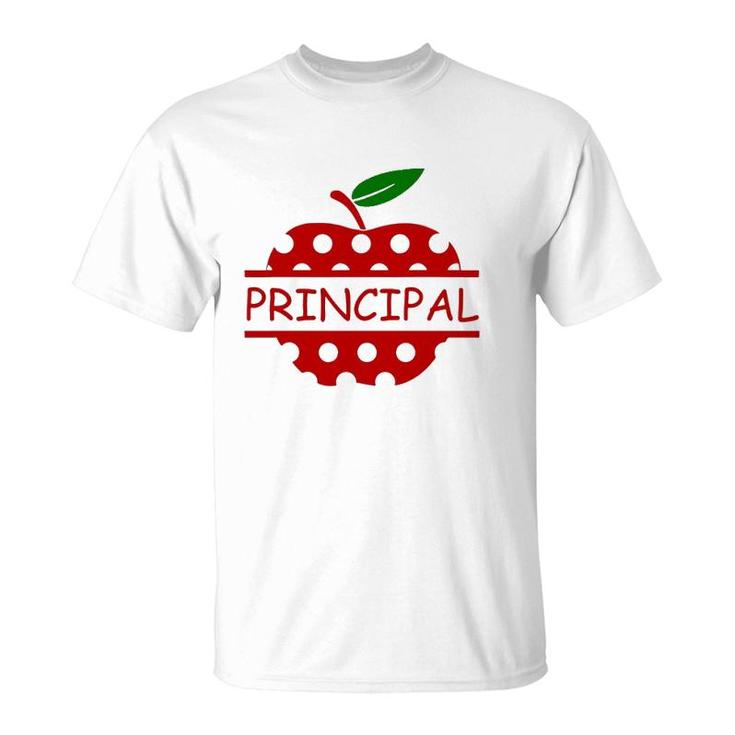 Principal School Principal Teacher Life Apple T-Shirt