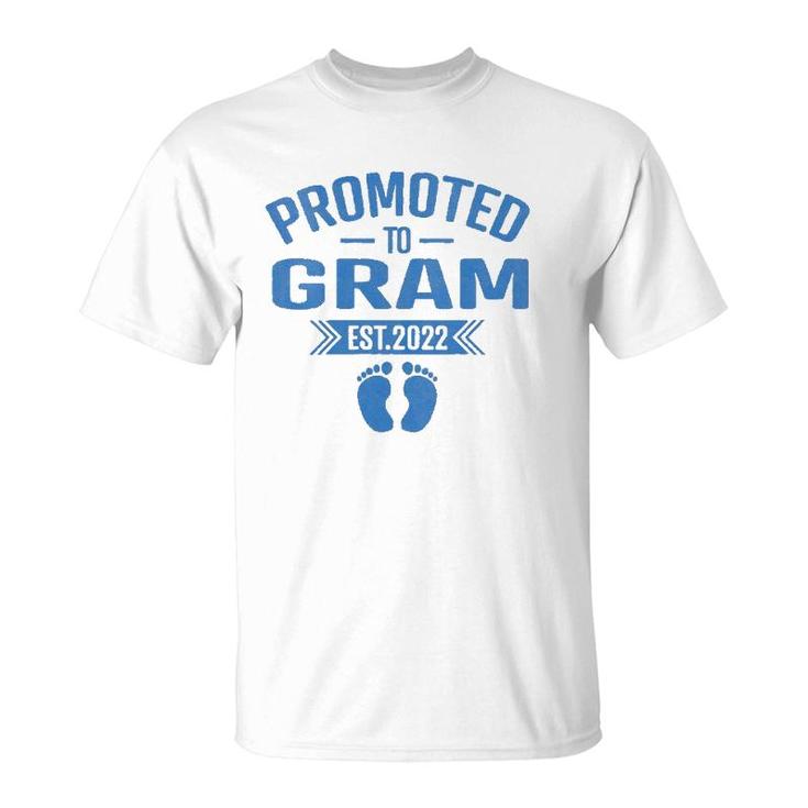 Promoted To Gram Est 2022 Mothers Day Grandma Gift For Women T-Shirt