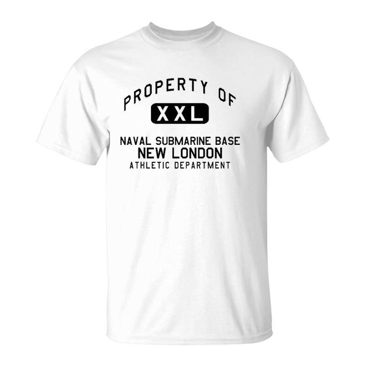 Property Of Naval Submarine Base New London Athletic Department T-Shirt