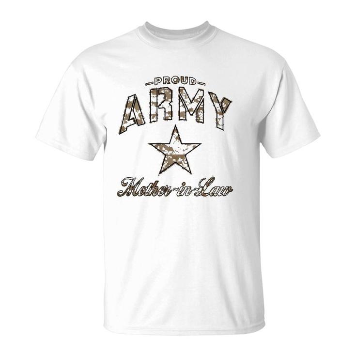 Proud Army Mother In Law Mother's Day T-Shirt