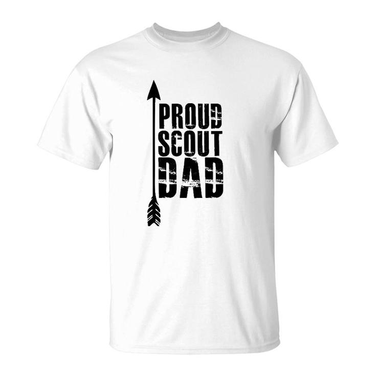 Proud Scout Dad - Parent Father Of Boy Girl Club T-Shirt