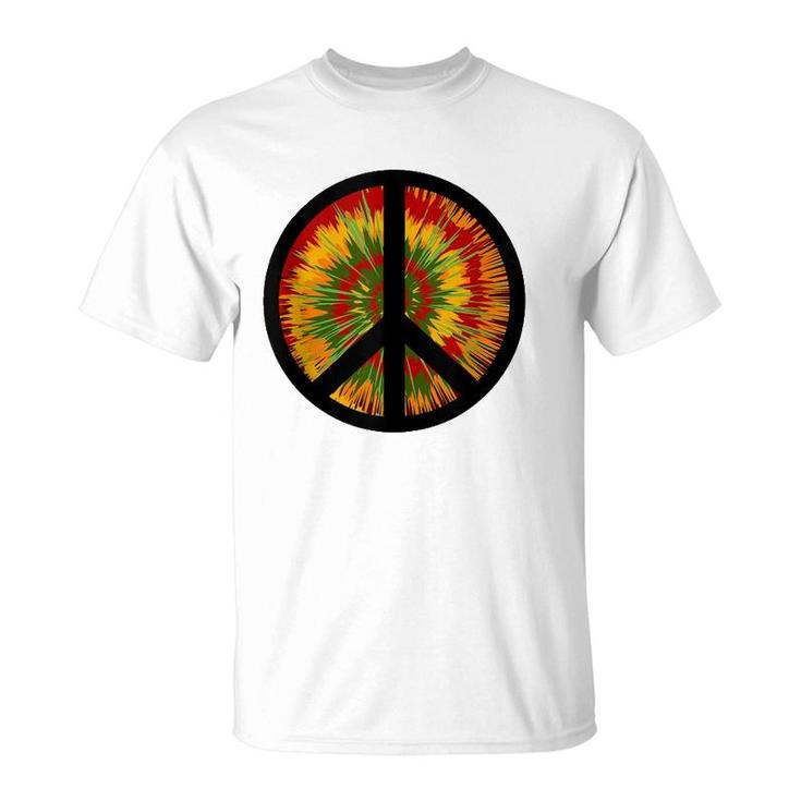 Psychedelic Trip Peace Sign 60'S 70'S  T-Shirt