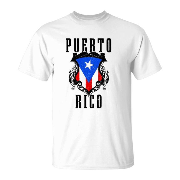 Puerto Rico Vintage Puerto Rican Flag Pride Puerto Rico T-Shirt