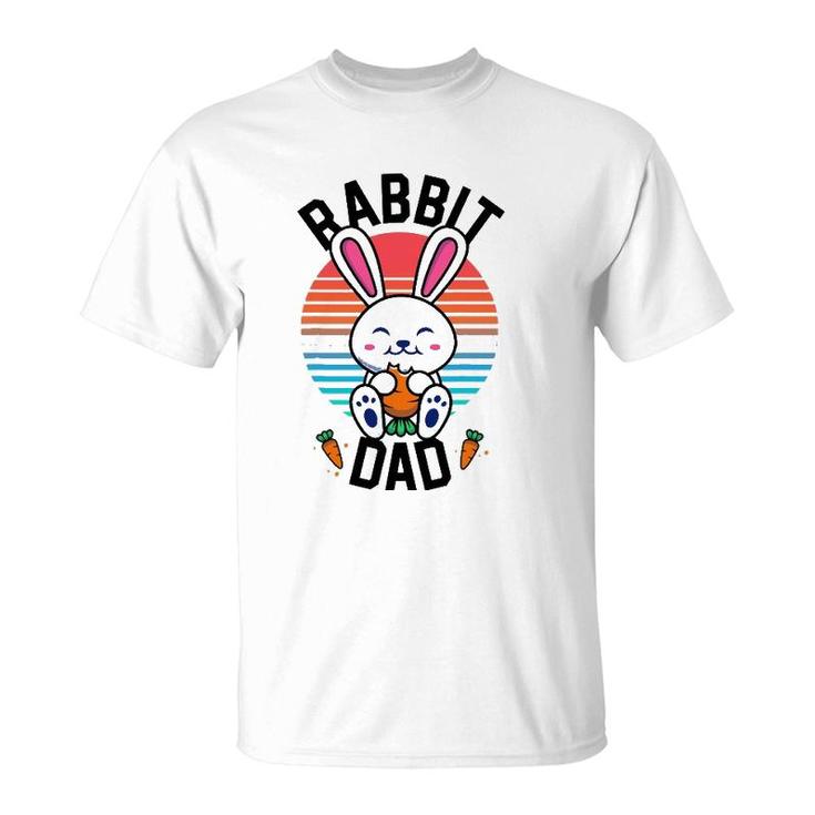 Rabbit Dad Bunny  For Boys Men Rabbit Lover Gifts Pet T-Shirt