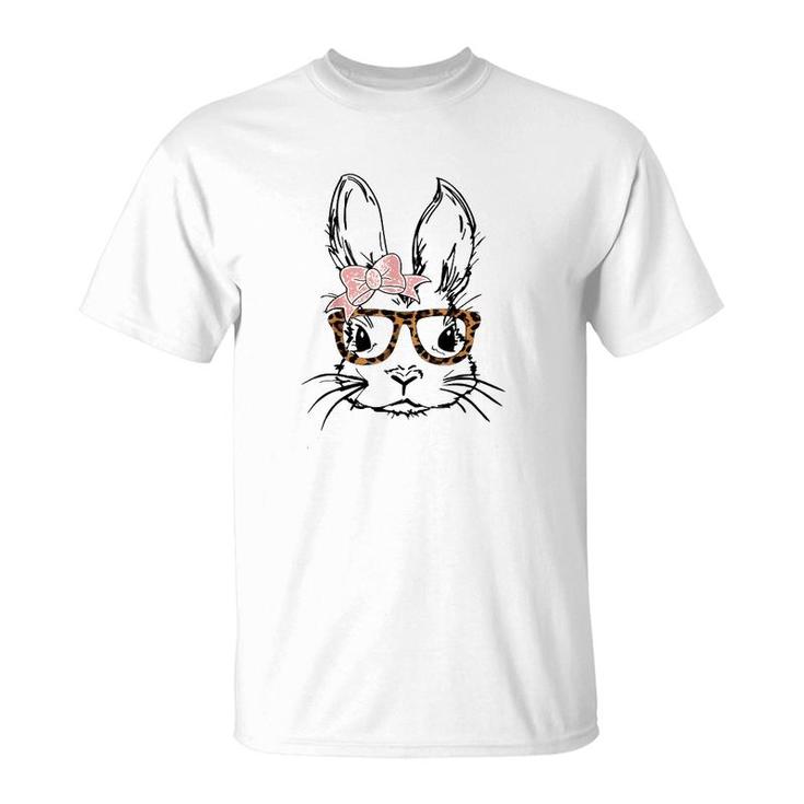Rabbit Face Wearing T-Shirt