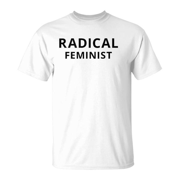 Radical Feminist Tank Top Quote T-Shirt