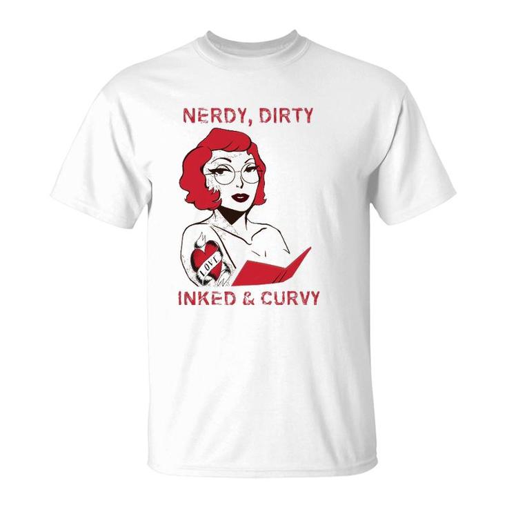 Reader Dirty Inked Curvaceous Tattoo Lady T-Shirt