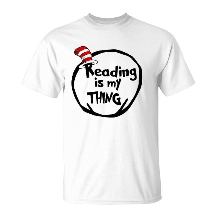 Reading Is My Thing Funny Bookworm Reading Lover Gift T-Shirt