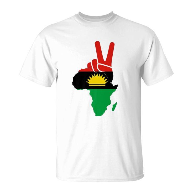 Republic Of Biafra Nigeria Biafran Peace Flag Of Biafra Premium T-Shirt