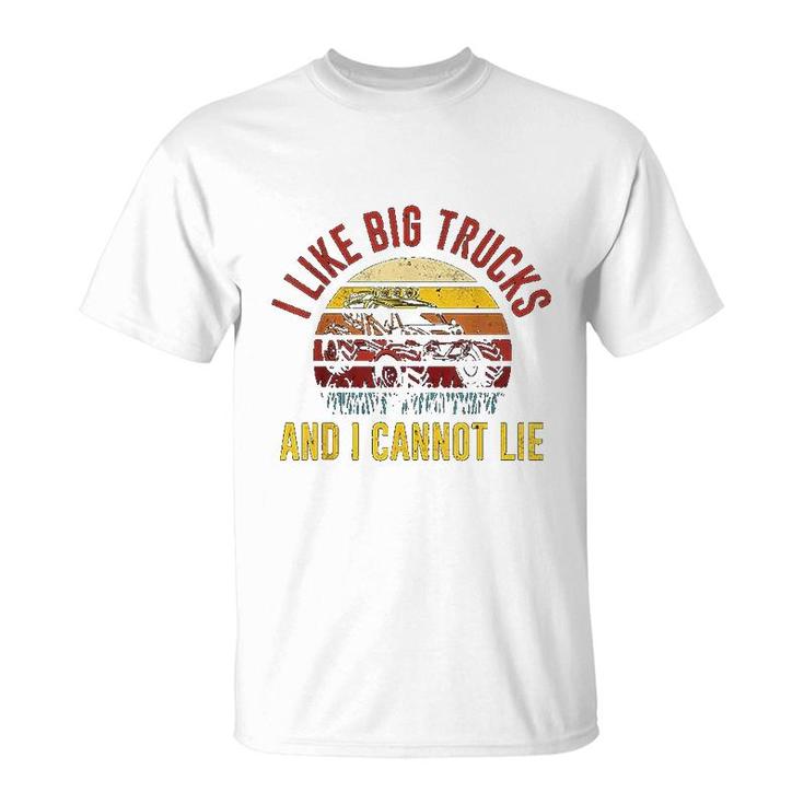 Retro I Like Big Trucks And I Cannot Lie T-Shirt