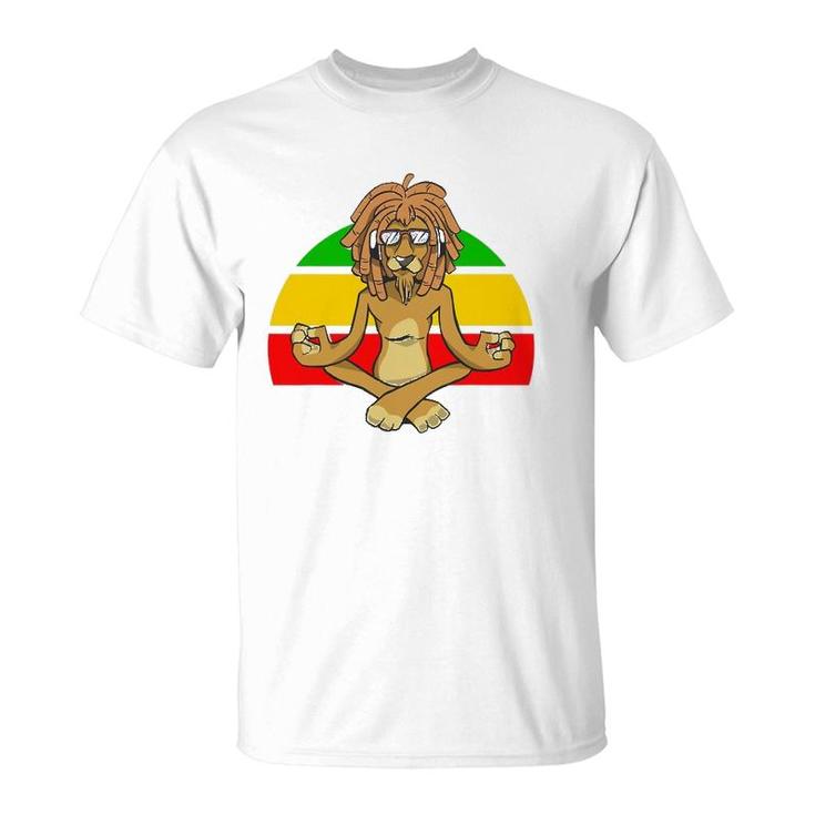 Retro Jamaican Rasta Lion T-Shirt