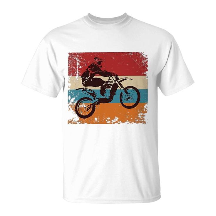 Retro Off Road Motorcycle Motocross T-Shirt