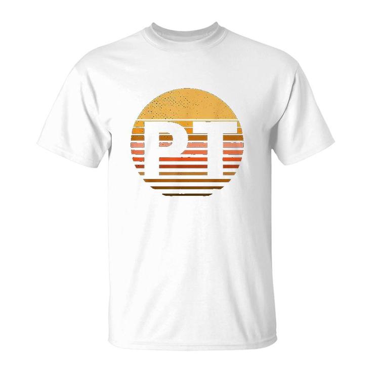 Retro Physical Therapy Pt Therapist Gift T-Shirt