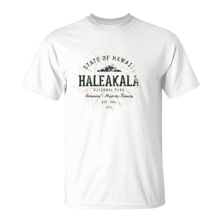 Retro Style Vintage Haleakala National Park T-Shirt