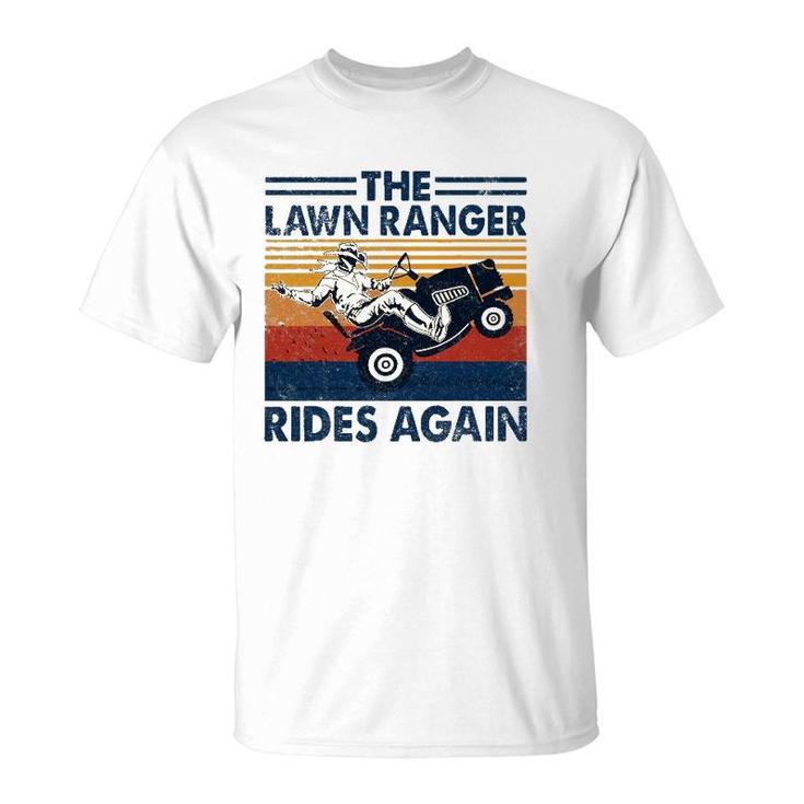 Retro Vintage The Lawn Ranger Rides Again T-Shirt