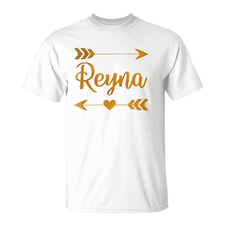Reyna Personalized Name Funny Birthday Custom Mom Gift Idea T-Shirt