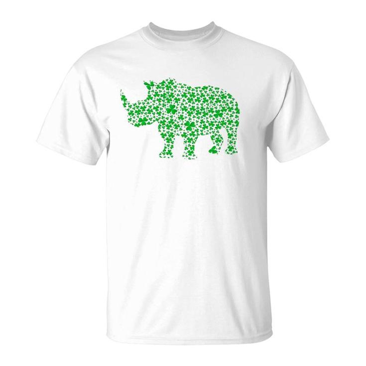 Rhino Lover Leprechaun Rhino St Patrick's Day T-Shirt