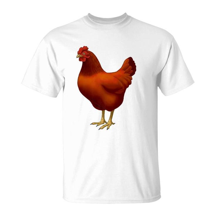Rhode Island Red Hen Chicken Lover T-Shirt
