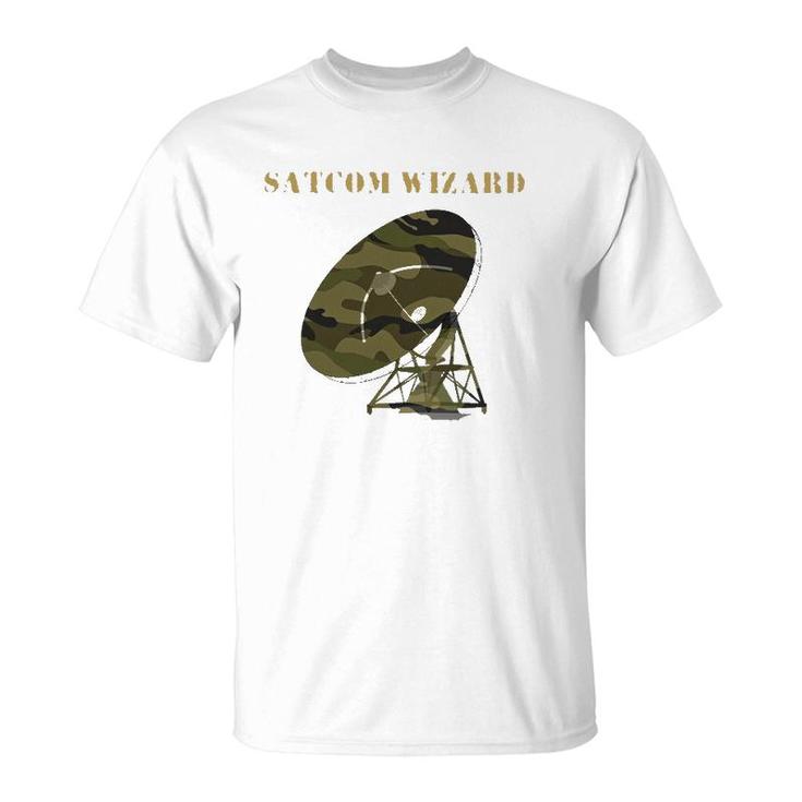 Satcom Wizard Satellite Communications Satcom T-Shirt