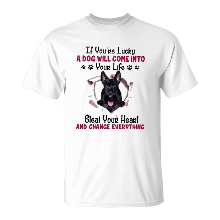Scottish Terrier If You Are Lucky T-Shirt