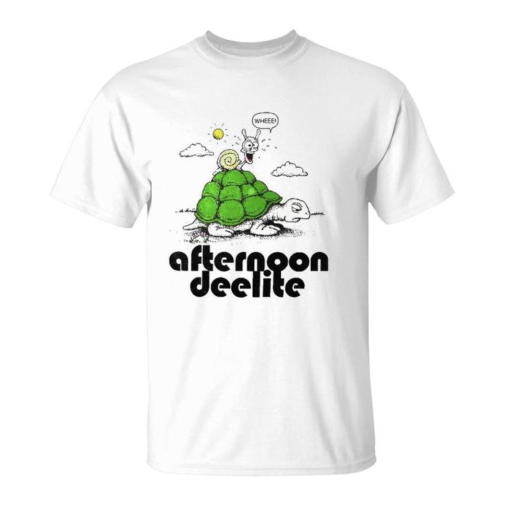 Sea Turtle Afternoon Deelite Snail T-Shirt