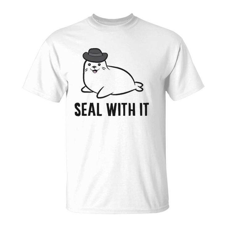 Seal With It Cute Seal Animal Lover T-Shirt