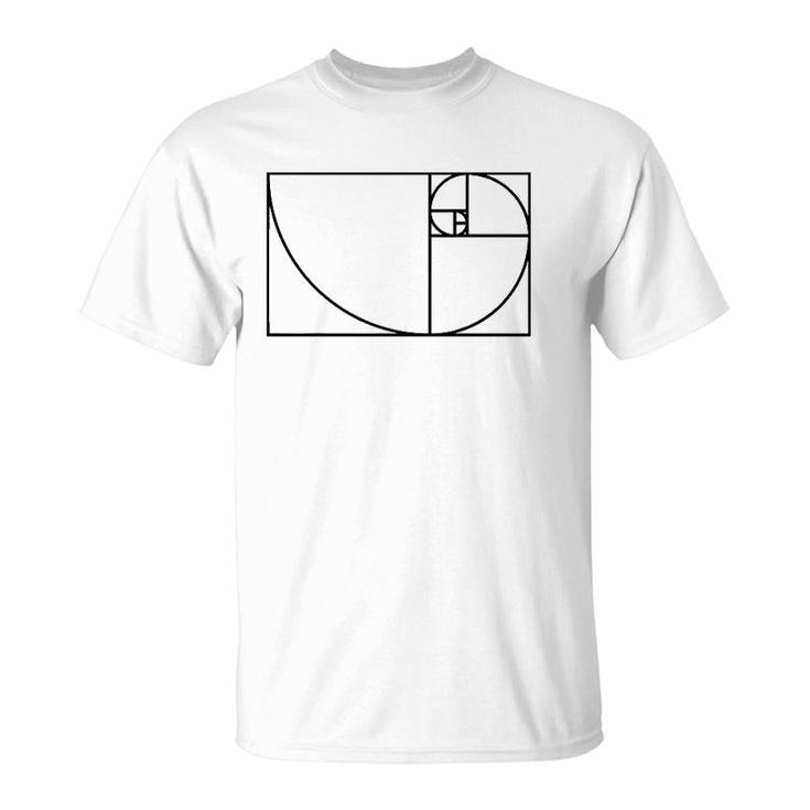 Sheldon Nerd Golden Spiral Math Teacher Student Gift T-Shirt