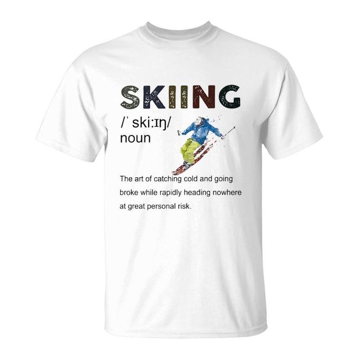Skiing Definition T-Shirt