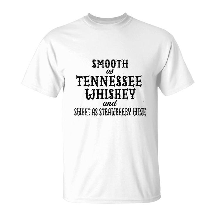 Smooth As Tennessee Whiskey Basic Gift T-Shirt